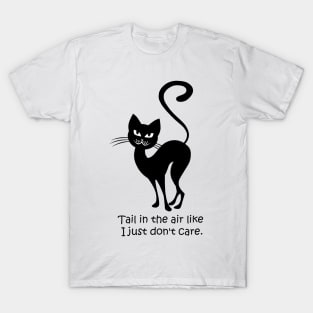 Funny Tail In The Air High Tail Cat T-Shirt